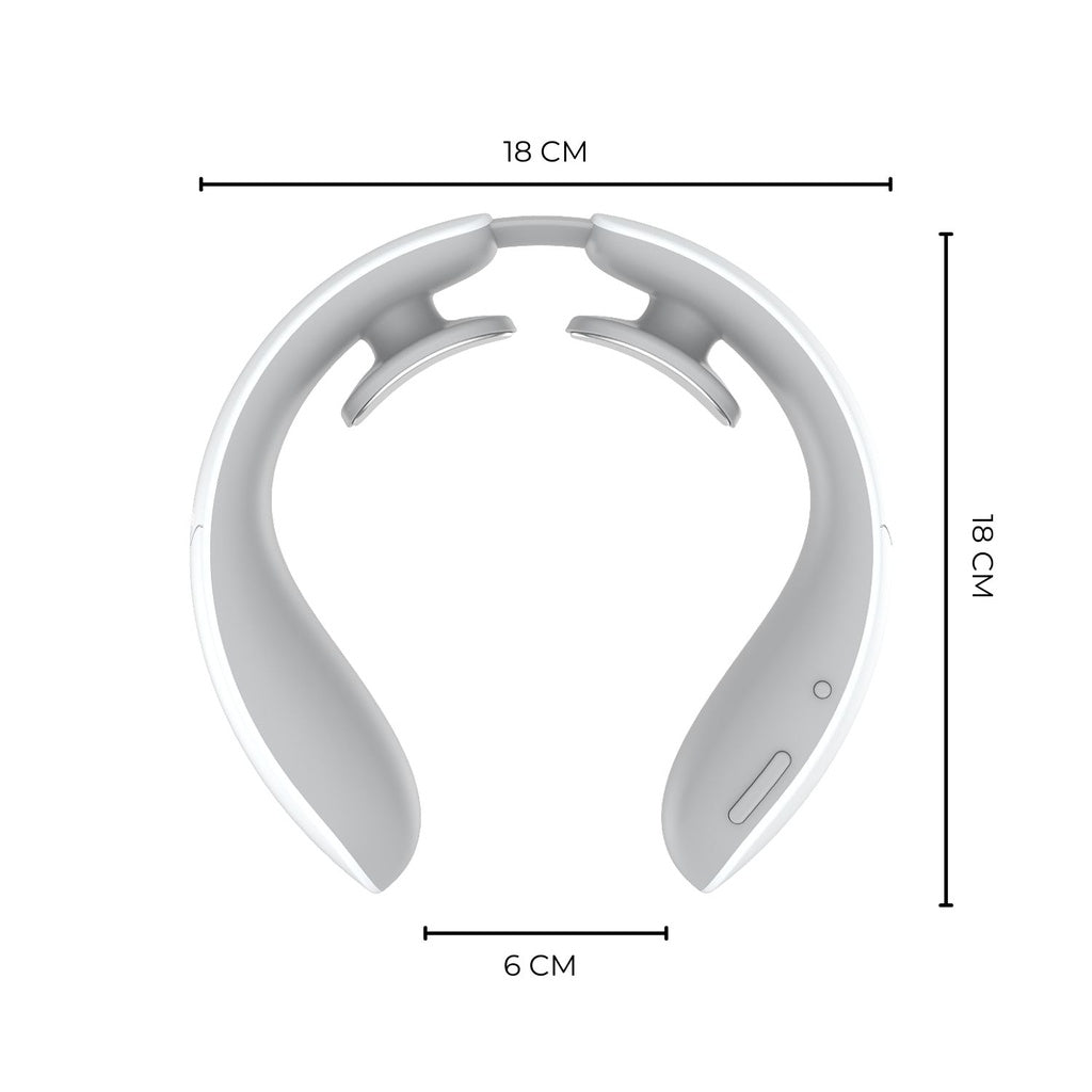 VERPEAK Portable Cervical Neck Massager (White)
